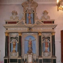 Retable de l'autel Nord de l'église Saint-Jean-Baptiste