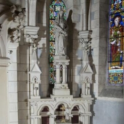 Retable dédié à sainte Anne de l'église Saint-Aubin