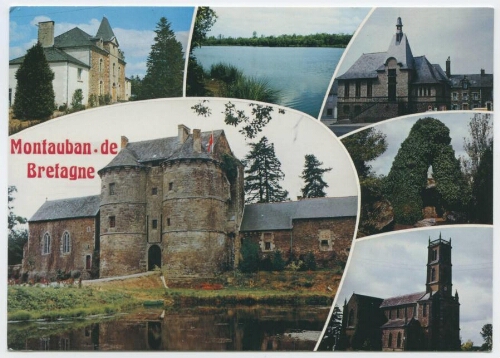 C-Montauban--de-Bretagne (Ille-et-Vilaine) Vue principale: Le château
