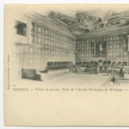 RENNES. - Palais de Justice - Salle de l'Ancien Parlement de Bretagne.