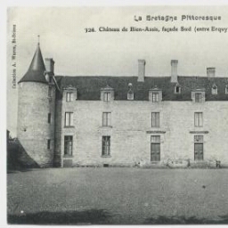 Château de Bien-Assis, façade Sud (entre Erquy et Pléneuf)