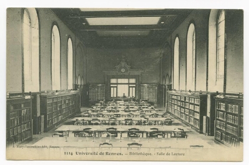 Université de RENNES - Bibliothèque - Salle de lecture