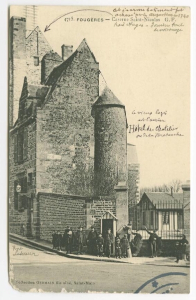 FOUGERES - Caserne Saint-Nicolas G. F.