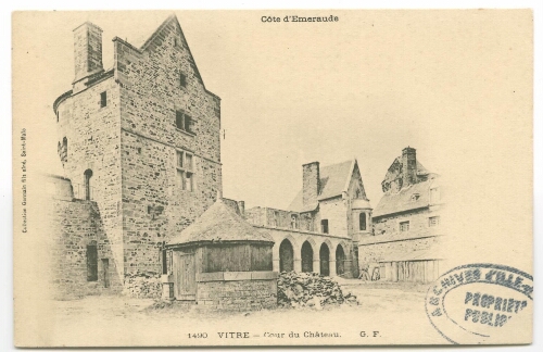 Vitré - Cour du château G.F.