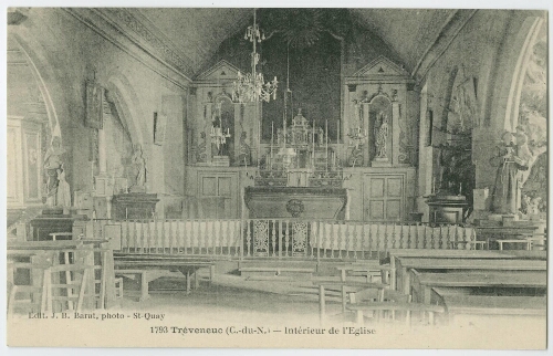 TREVENEUC (C.-du-N.) - Intérieur de l'Eglise