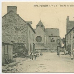 Paimpont (I.-&-V.) - Route de Beauvais.