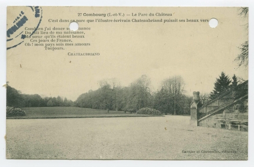 Combourg (I.-et-V.) - Le Parc du Château.