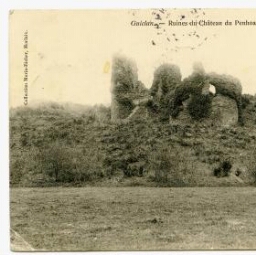 Guiclan.- Ruines du Château du Penhoat.