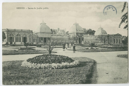 RENNES - Serres du Jardin public.