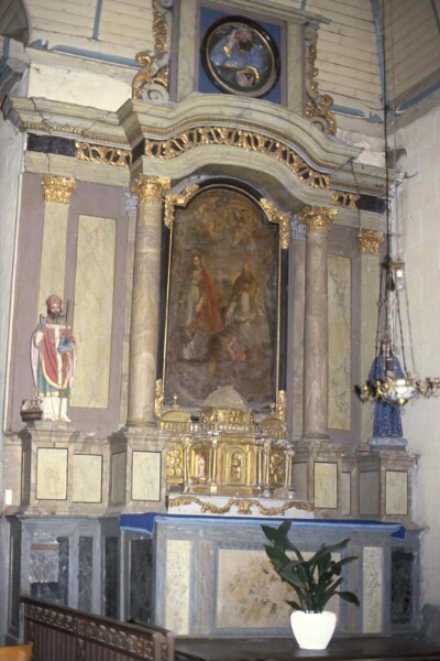 Retable de l'autel Sud de l'église Saint-Armel