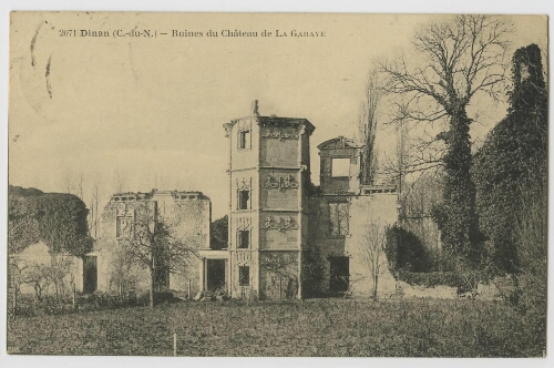 DINAN (C.-du-N.). - Ruines du Château de LA GARAYE