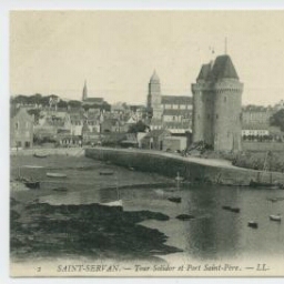 SAINT-SERVAN - Tour solidor et Port Saint-Père.