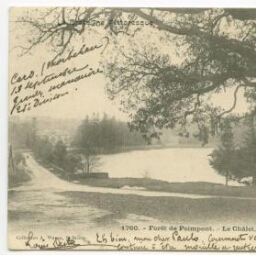 Forêt de Paimpont. - Le Châlet, l'Etang des forges.