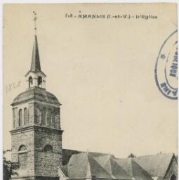 Amanlis (I-et-V.). L'église.