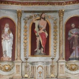 Retable de l'autel Sud de l'église Saint-Martin