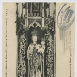 Statue de N. D. DE Comfort dans sa Chapelle, près la Roche Derrien (C. du N.)