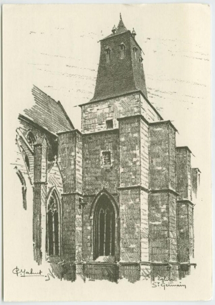 Eglise St-Germain - Rennes du XIIIḞ au XXḞ siècle