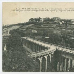 SAINT-BRIEUC (C.-du-N.) et ses environs - Vue d'ensemble du Viaduc de Souzin