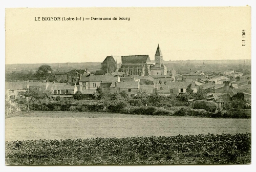 L-I LE BIGNON (Loire-Inf) - Panorama du bourg