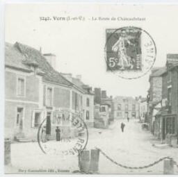 VERN (I.-et-V.) - La Route de Châteaubriant.