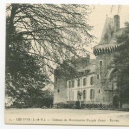 LES IFFS (I.-et-V.) Château de Montmuran (Façade Ouest Entrée.