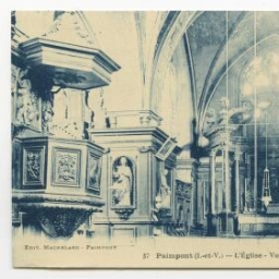 Paimpont (I.-et-V.) - L'Eglise - Vue Intérieure.