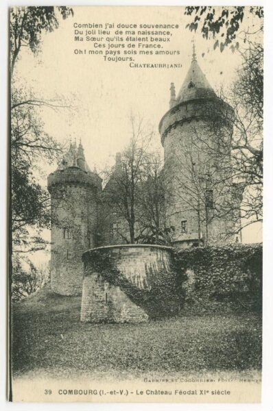 COMBOURG (I.-et-V.) - Le Château Féodal XIe siècle.