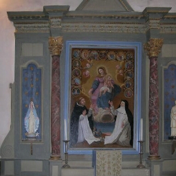 Retable dédié au Rosaire de l'église Saint-Guillaume