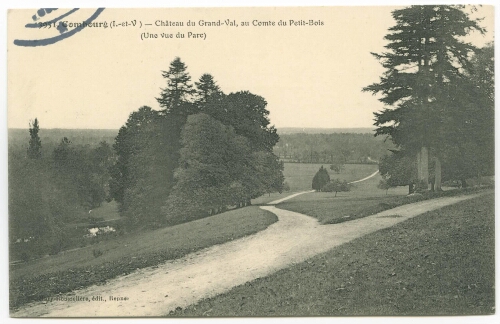 Combourg (I.-et-V.) - Château du Grand-Val, au Comte du Petit-Bois - (Une vue du Parc).