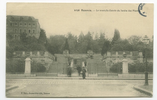 Rennes (I-et-V.) - La nouvelle entrée du Jardin des plantes