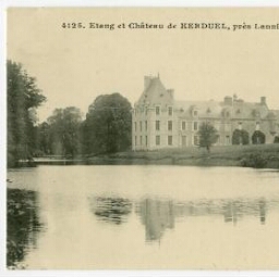Etang et Château de KERDUEL, près Lannion