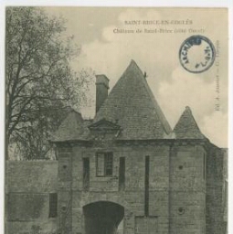 SAINT-BRICE-EN-COGLES Château de Saint-Brice (côté Ouest)