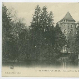 LE GRAND FOUGERAY. Etang et Tour du Château.