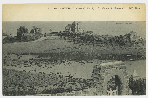 Ile de BREHAT (Côtes-du-Nord) - La grève de Guersido. ND Photo