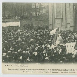 Rennes.- Couronnement de ND de Bonne Nouvelle et ND des Miracles. 25 MARS 1908.