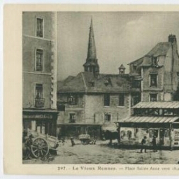 Le Vieux Rennes - Place Sainte Anne vers (d'après Le Page)