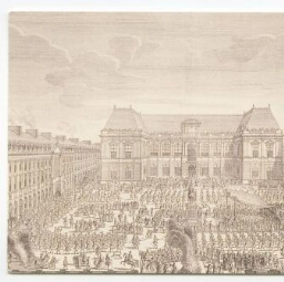 La Place du Palais du Parlement de de Bretagne de Rennes