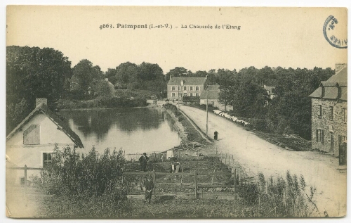 Paimpont (I.-et-V.) - La Chaussée de l'Etang.