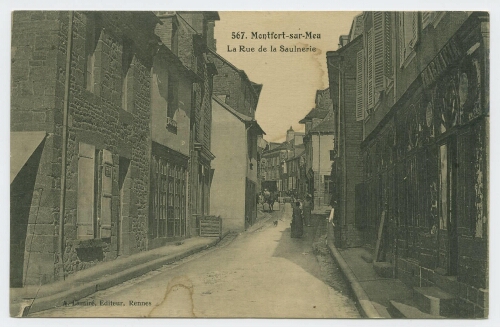 Montfort-sur-Meu (I.-et-V) Rue de la Saulnerie