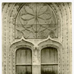 Le Croisic.- Le portail nord de l'église Notre-Dame-de-Pitié.