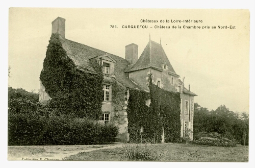 CARQUEFOU - Château de la Chambre pris au Nord-Est