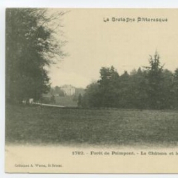 Forêt de Paimpont. - Le Château et le Châlet.