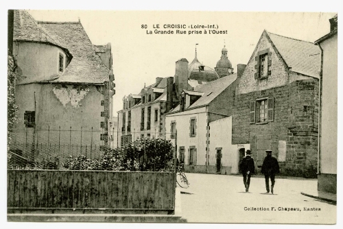 LE CROISIC (Loire-Inf.) La Grande Rue prise à l'Ouest