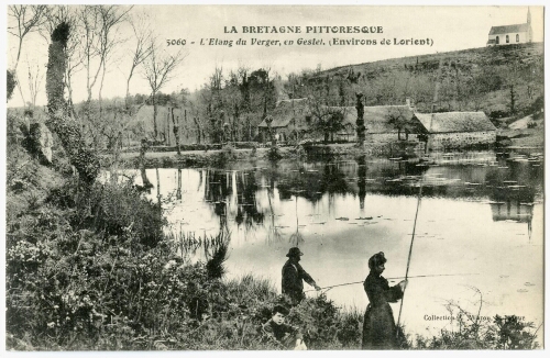 L'étang du Verger, en Gestel. (Environs de Lorient).