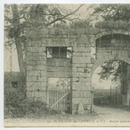 SAINT-HILAIRE-DES-LANDES (I.-et-V.) - Ancien pont-levis du Château de la Haye.