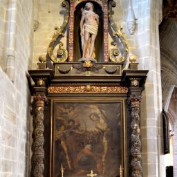 Retable dédié à saint Sébastien de l'église Saint-Pierre (ancienne collégiale Notre-Dame)