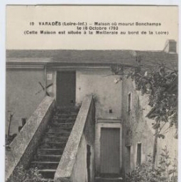 Varades (Loire-Inf.) - Maison où mourut Bonchamps le 18 octobre 1793