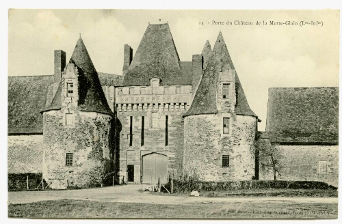 Porte du Château de la Motte-Glain (Lre-Infre)