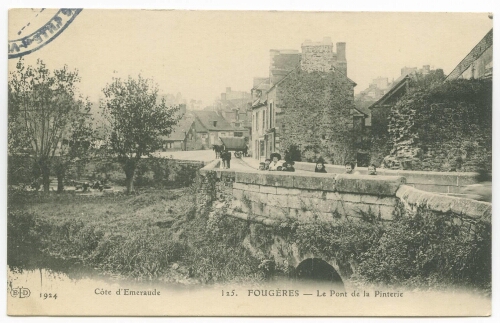 FOUGERES - Le Pont de la Pinterie.