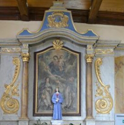 Retable dédié au Rosaire de l'église Saint-Médard